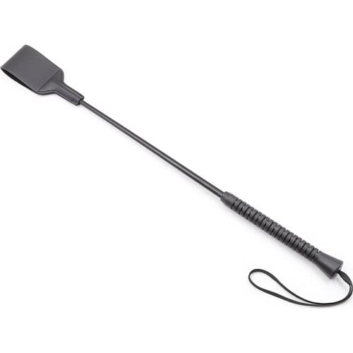 Racing Riding Crop Horse Whip Portable Faux Leather Equestrian Outdoor Anti Slip Handle Sports With Double Slapper Role Play