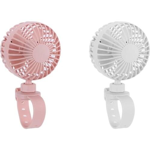 Portable Wrist Strap Adjustable Fan, USB 360° Rotating Charging Fan, Suitable for Office, Home, Stroller