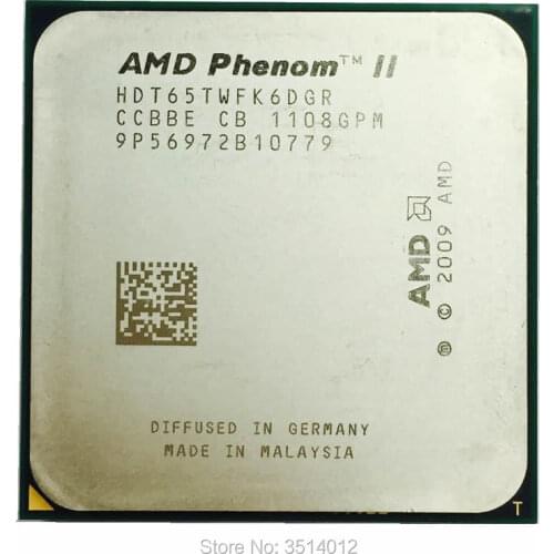 AMD Phenom II X6 1065T 1065 2.9G 95W Six-Core CPU processor HDT65TWFK6DGR Socket AM3