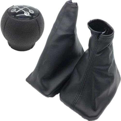 5 Speed Gear Shift Knob Handbrake Grip Parking Gaiter Boot Cover Collar For OPEL CORSA C (01-06) TIGRA B (04-12) COMBO C (01-11)