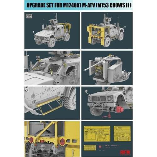 RYEFIELD RM2010 1/35 M1240A1 M-ATV （M153 CROWS II）UPGRADE SOLUTION FOR RM5052