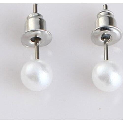 6 Style Heart Flowers Infinite Symbol Stud Earrings Set 2018 New Rhinestone imitation Pearl Earrings for Women Gift