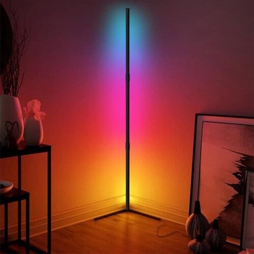 Modern LED Floor lamp RGB Bedroom Bedside Decoration Floor Light Living Rom Art Decor Indoor Atmospheric Standing Stand Lighting