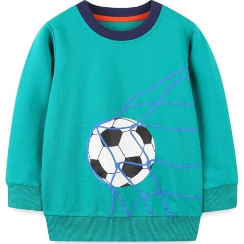 Jumping Meters New Arrival Boys Sweaters For Winter Autumn Childrens Hoodies Cotton Fashion Sport Kids Boys Girls Sweatshirt