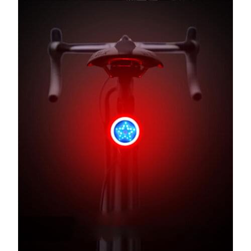 Smart Bicycle Rear Light Auto Start/Stop Brake Sensing IPx6 Waterproof USB Charge cycling Tail Taillight Bike LED Light