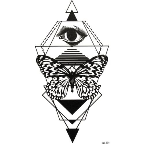 3pcs The Butterfly Effect Temporary Tattoo Stickers body feminino rouge a levre car styling tatoo tatouage temporaire femme