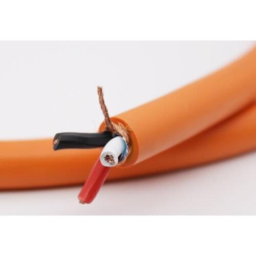 1.5M HI-End K800 Pure Red copper Power cable bulk cables hifi cable