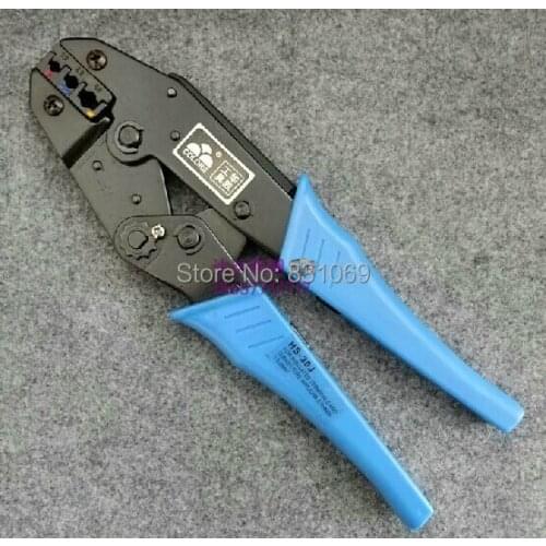 1Pcs HS-30J AWG 22-10 0.5-6.0mm2 Ratchet Crimping Plier(European Style) For Insulated Terminals Brand New