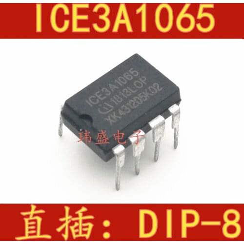 10pcs ICE3A1065 ICE3A1065LJ 3A1065LJ DIP-8