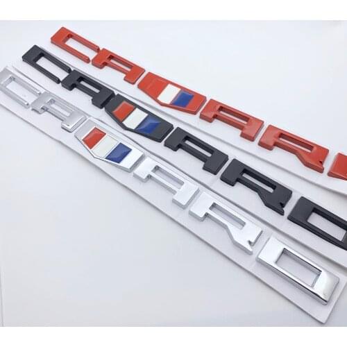10x Car Sticker Emblem CAMARO Letters Badge Body 3D Metal Sticker Auto Door Rear Trunk Decal Flag For Chevrolet Chevy SS ZL1 Z28