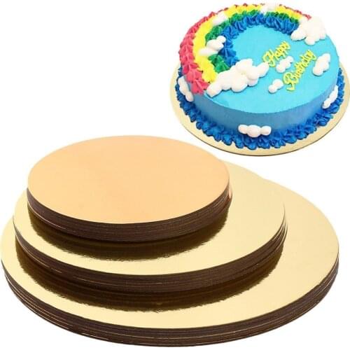 18pcs/set 6 ,8 ,10 Inches 6 Of Each Size Cake Boards Round Cake Stand Mat Cake Circle Bases Baking Mat Round Cake Tools