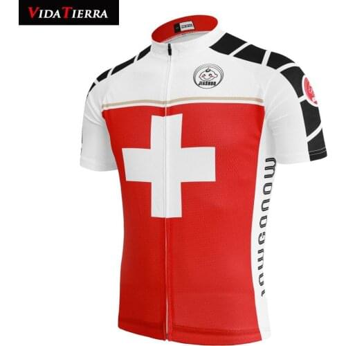 2019 VIDATIERRA men cycling jersey Switzerland Swiss clothing bike wear pro team Clothing jersey ciclismo downhill jersey COOL