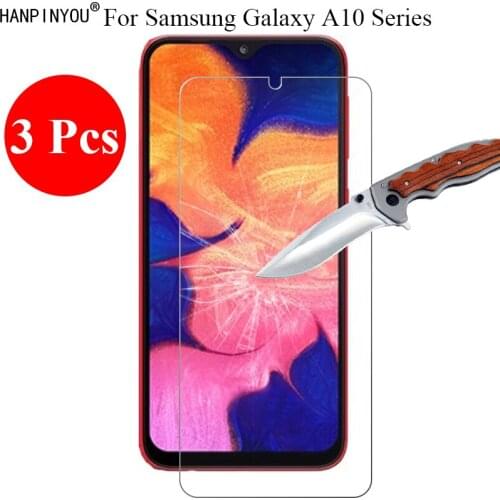3 Pcs/Lot New 9H 2.5D Tempered Screen Glass Protector For Samsung Galaxy A10 / A10s / A10e Protective Film + Clean Tools