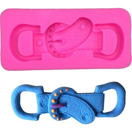 3D Fashion Belt Diamond Silicone Fondant Cake soap mold Handmade Resin Craft Sugarcraft Chocolate Baking Candy Maker DIY Tools