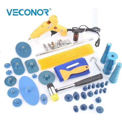 Panel Dent Repair Tool Auto Dent Puller PDR Tool With 30PCS Glue Puller Tabs
