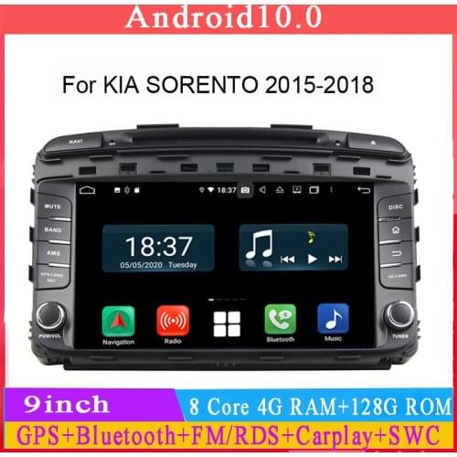 9inch android 10 car radio multimedia player for KIA sorento 2015 2016 2017 2018 2019 car audio stereo gps navigation headunit