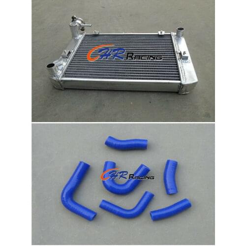 Aluminum Radiator & BLUE Silicone Hose For Honda Magna VF1100C V65 VF 1100C
