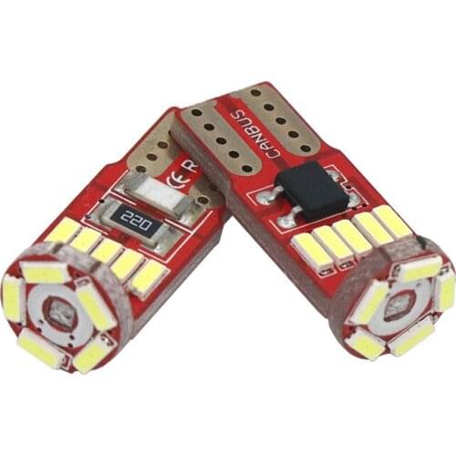 Decode Side Lamp T10 4014 15smd Side Lamp Highlight Reading Lamp Automobile Electrodeless Lamp Led Lights for Car Car Led Light