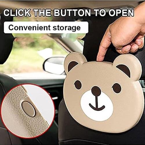 Lovely Cartoon Shaped Folding Auto Car Back Seat Table Drinks Food Holder The Car Multifunctional Tray Car Accessories