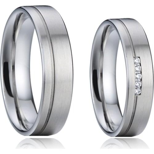 Designer alliance wedding band couple rings for men and women jewelry accessories marriage titanium finger ring