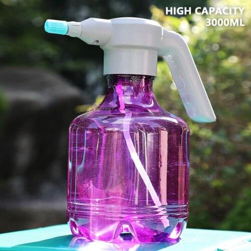 3L Electric Plant Spray Bottle Automatic Watering Fogger USB Electric Sanitizing Sprayer Hand Watering Machine Plant Garden Tool