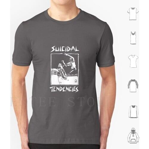 The Most Tendencies Merch Logo T Shirt Cotton Men DIY Print Suicide Prevention Tendemcies Music Punk Hardcore Rap Heavy Metal