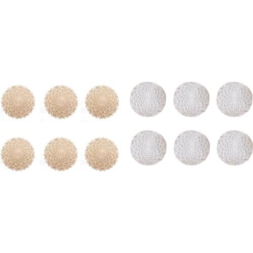 Placemats Set of 6 Heat Resistant Easy to Clean Washable Outdoor Placemats for Kitchen Dining Patio Table