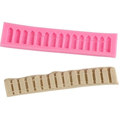 Facemile New DIY Cute Fense Silicone Lace Mold Cake Cookie Edge Decoration Fondant Baking Mould Kitchen DIY Gumpaste Mold Tool