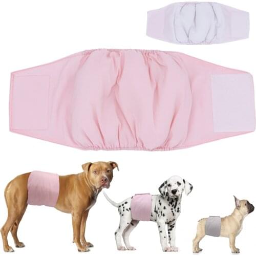 Pet Dog Diaper Female Dog Shorts Pants Washable Pet Physiological Diapers Underwear Sanitary Panties For Small Medium Girl Dogs
