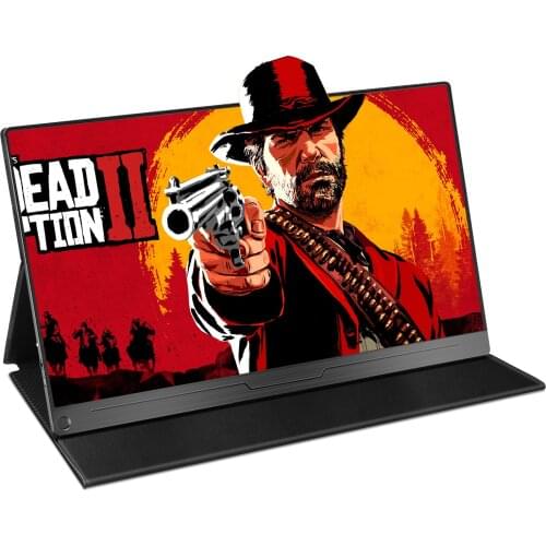 13.3" IPS Screen Portable Monitor USB Type C HDMI Second Display FHD 1080P for PS4 Switch XBOX Samsung Huawei with Smart Case