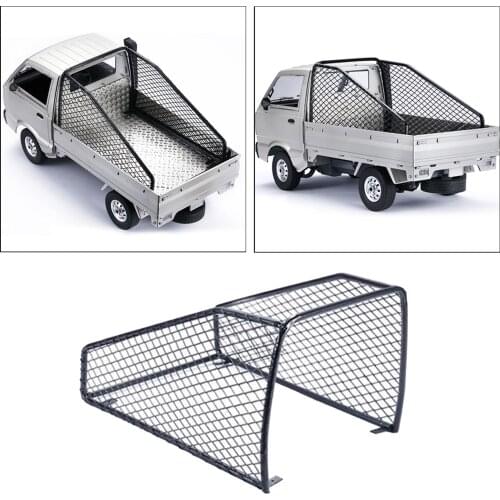 RC Rear Bucket Roll Cage fits for WPL D12 RC Car Trunk Upgrades Parts Accessories