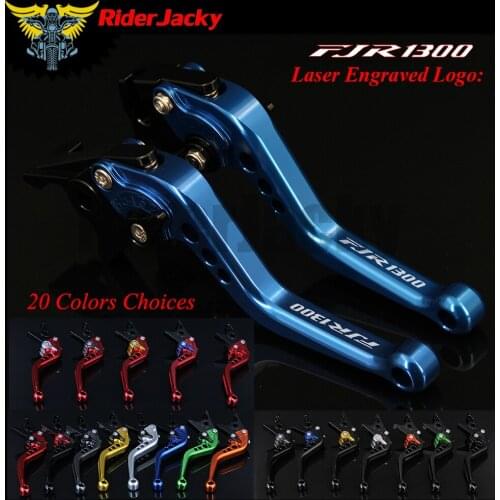 RiderJacky CNC Adjustable 14.7cm Short Brake Clutch Levers For Yamaha FJR 1300 FJR1300 2003 03