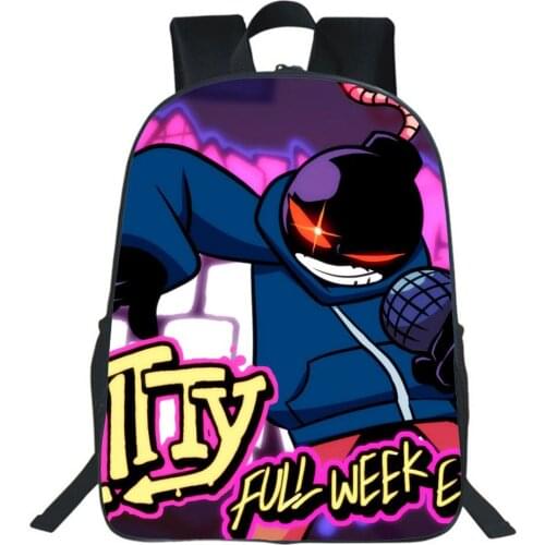 Game Friday Night Funkin Backpacks Boys Girls School Bags Teengaer Bagpack Men Rucksack Mochila Children Back To School Bookbag