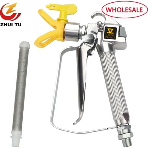 High Quality 3600PSI High Pressure Airless Paint Spray Gun With 517 Nozzl Nozzle Guard Pump Sprayer For Wagner Titan