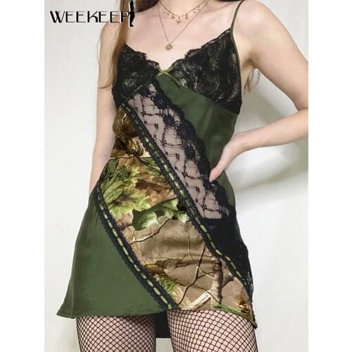 Зеленые летние платья WEEKEEP China At AliExpress