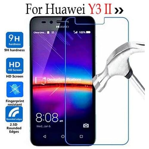 Tempered Glass For Huawei Y3 II Y3 2 LUA-U22 Lua-L21 Case Screen Protector Cover For Huawei Y3 II Glass 4.5 inch Film Guard