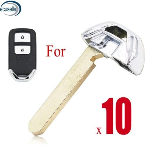 10 pcs/lot, Small key Blade for Honda Card Smart Remote Key New Civic