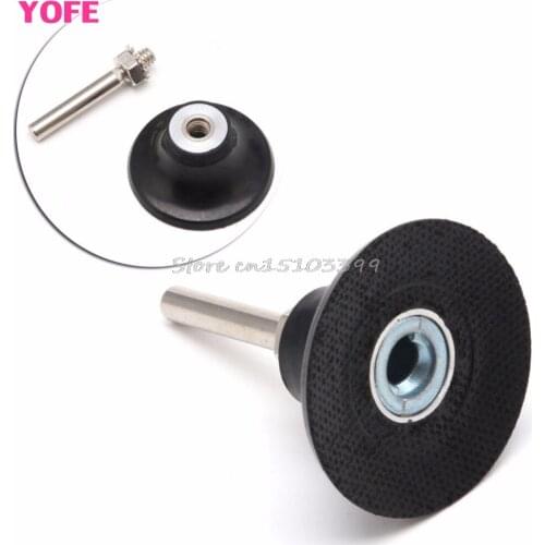 2" Sanding Discs Holder & 1/4'' Shank For Dremel Rotary 3M Roloc Discs Pad New G08 Whosale&DropShip