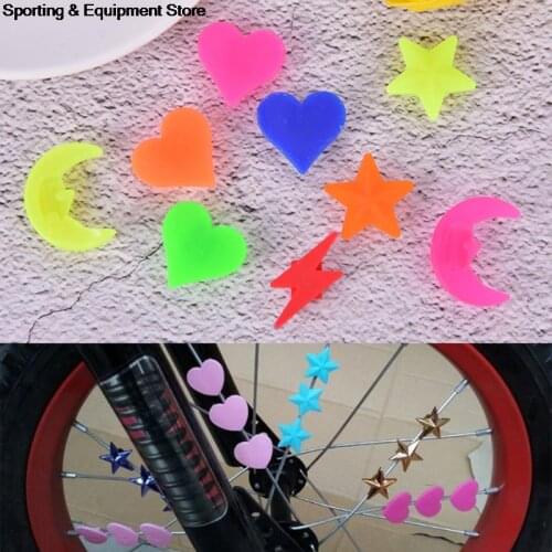 36pcs Bicycle Bike Wheel Plastic Spoke Bead Children Kids Clip Colored Decoration Bicycle Accessories Hot Sale