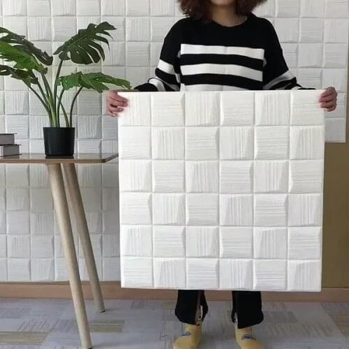 3D Wallpaper DIY Marble Sticker Waterproof Stickers Wall Papers Home decor Kids Room 3D Self-Adhesive Wallpaper Brick