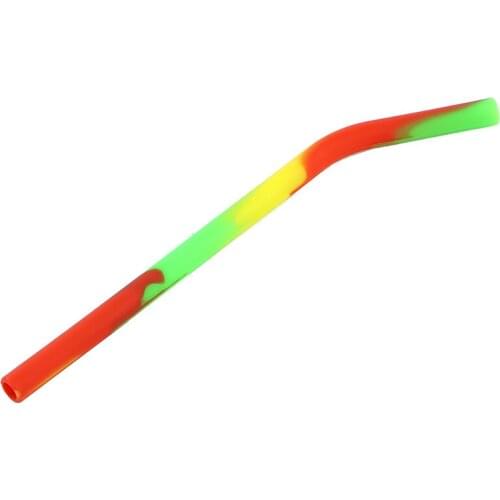 5pcs Silicone Drinking Straws with Cleaning Brushes for 20 oz Tumbler Bar Party Straws