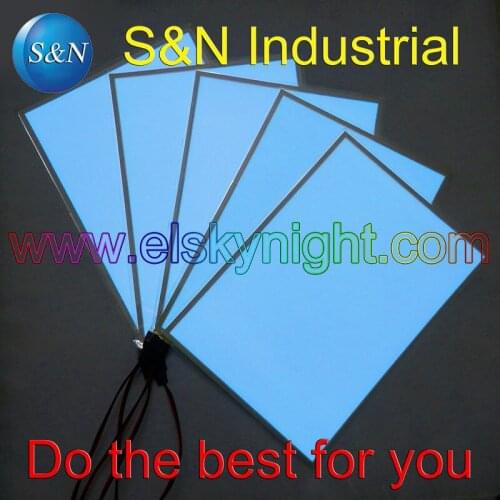 A5 size ice blue el sheet el panel el back light with DC12V controller on/flash/off for advertising or decoration free shipping