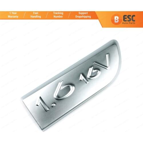 ESC ESP563-2 Chrome 1.6 16V Badge Emblem 8200209130 Right For Renault Megane MK2 Scenic MK2
