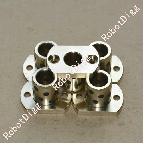 Free Shipping 12mm Selfgraphite Flanged Linear Bearing H12UU
