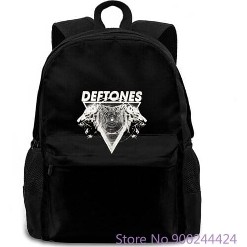 Deftones Hypno Tiger 2012 Tour Black Rockabilia women men backpack laptop travel school adult student
