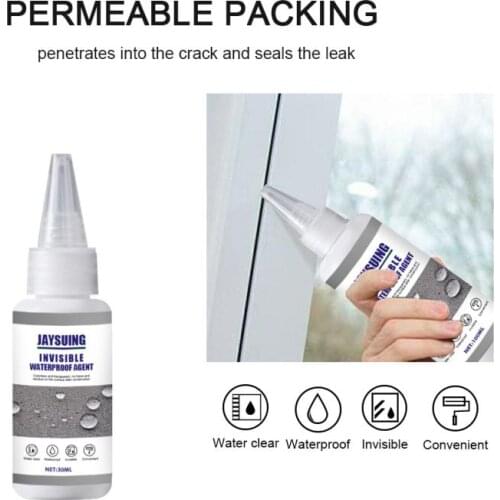 Sealant Spray Anti-Leaking Sealant Glue Leak-trapping Repair Glue Transparent Waterproof Glue Super Strong Binding Glue Tools