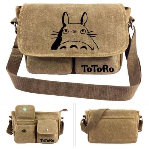 Women Handbags My Neighbor Totoro Canvas Messenger Bags Shoulder Bag Teenagers Bookbag Tonari no Totoro Satchels School Bags