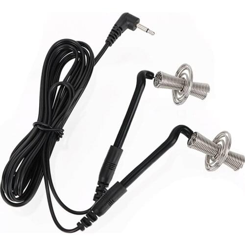 IKOKY Electric Shock Attachment Clitoris Clip Nipple Clip Steel Wire Spiral Sex Toys For Women Breast Massager