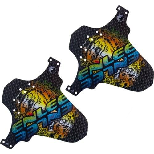 Richbit 2 Pcs Mountain Bicycle Fender Front Rear Mudguard Road Cycling Mountain Front+Rear MTB Fender 2 pcs Road Bike Fender
