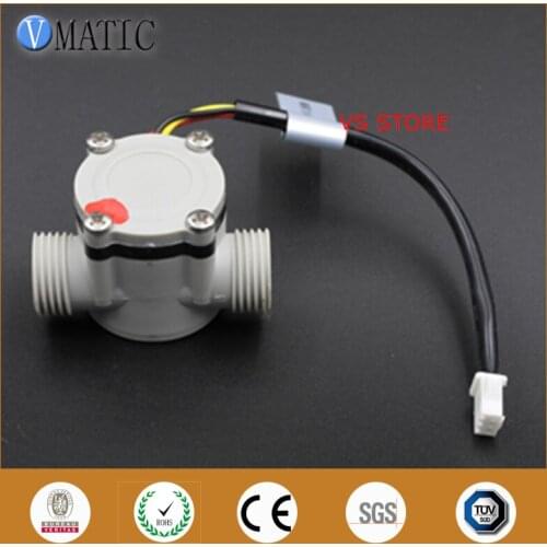 Free Shipping G1/2 Size Hall Flow Switch Water Flow Sensor VC168 220v Magnetic Water Flow Sensor